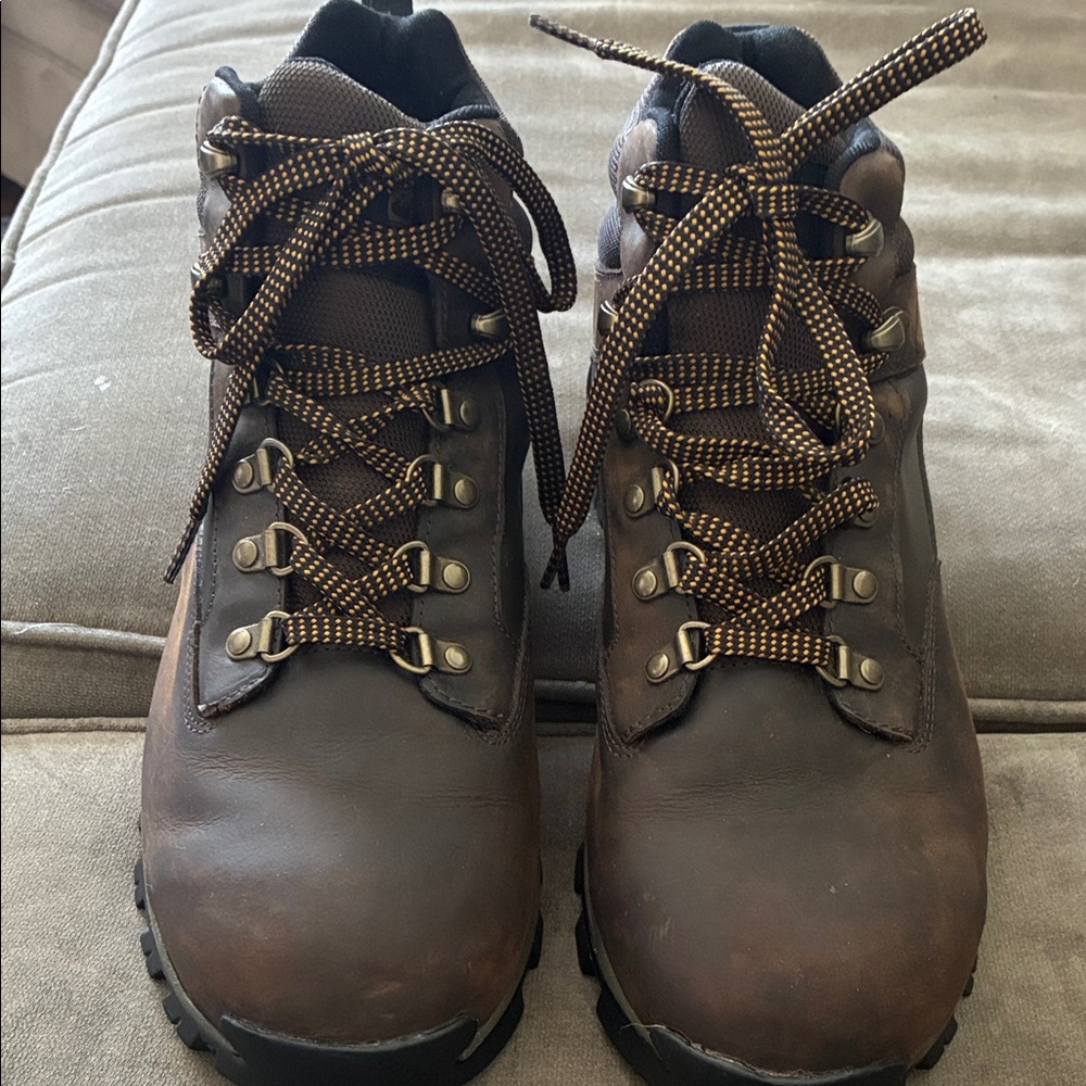 Timberland Dark Brown Waterproof Leather Boots